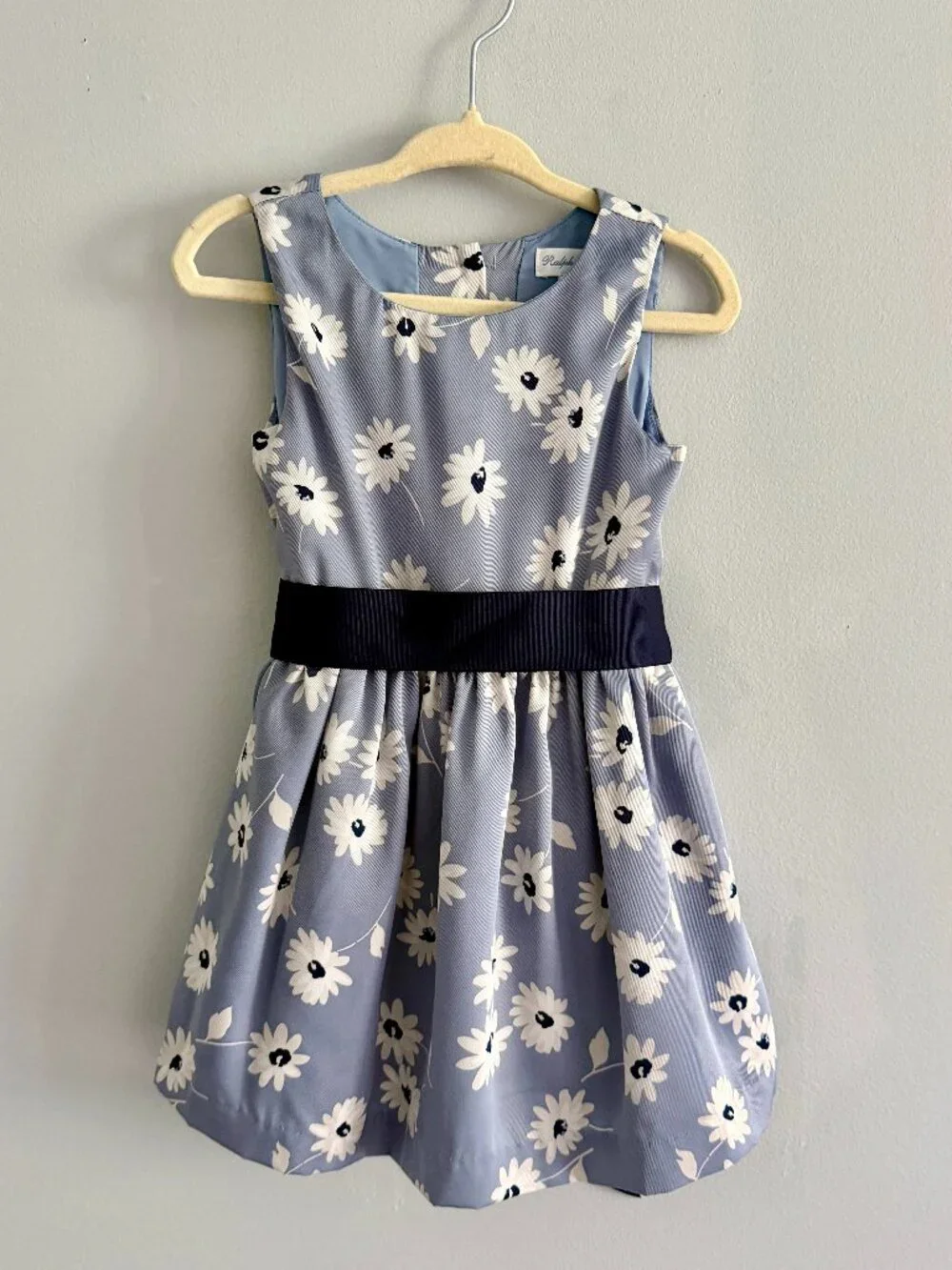 Ralph Lauren Baby Girls Blue Floral Sleeveless Party Dress 12M